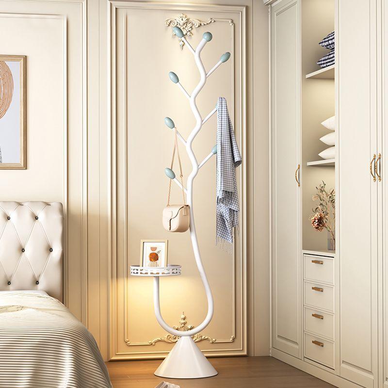 Domestic Floor Hanger Home Bedroom Standing Iron Coat Rack Living Room Entrance Coat Hat Key Storage Interior Luxury Decoration