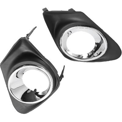 Front Left Right Side Fog Light Grille Cover 81482-02200 81481-02210 Fog Light Bezel Cover Trim for Toyota Corolla 2011-2013 1 Pair