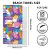 Sunscreen Beach Towels Double-sided Velvet Water-absorbing Quick-drying Bath Towels Microfiber Sports Towels
