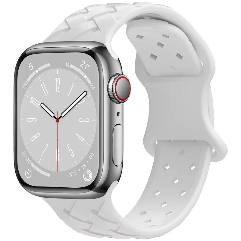 Silikonový řemínek pro řemínek Apple Watch 44 mm 45 mm 49 mm 42 mm 41 mm 40 mm 38 mm řemínek k hodinkám Apple Watch Náramek iwatch Series 3 4 5 6 7 8 9 SE Ultra2
