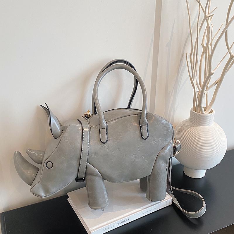 Cute Toy Doll Bag Big Elephant Cartoon Crossbody Phone Bag Lady Girls Padded Space Cotton Handbag And Purse Female Shoulder Bag