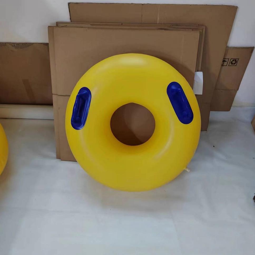 

PVC Inflatable Raft for Four with Double Seats, Ideal for Water Parks, River Rafting, and Water Skiing.