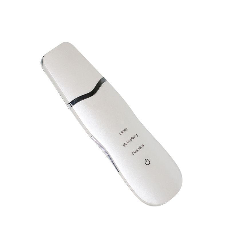 SHOmfrs Professional Ultrasonic Face Skin Scrubber Shovel Pores Cleanser Rechargeable Spatula Blackhead Remover Facial Cleaner