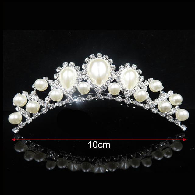 Princess Crown For Girls Party Bridal Crown Tiara Diadem Crystal Floral Wedding Bridal Hair Accessories Head Jewelry Gifts
