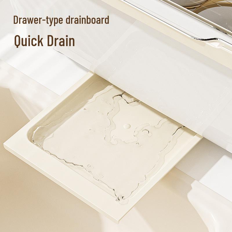 Large Transparent Bowl with Lid, Plate, and Chopsticks - Dustproof Tableware and Bowl Rack Included