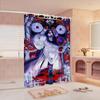 H-Harley Q-Quinn Shower Curtain Summer Beach Bathroom Decorative Shower Curtain, Waterproof
