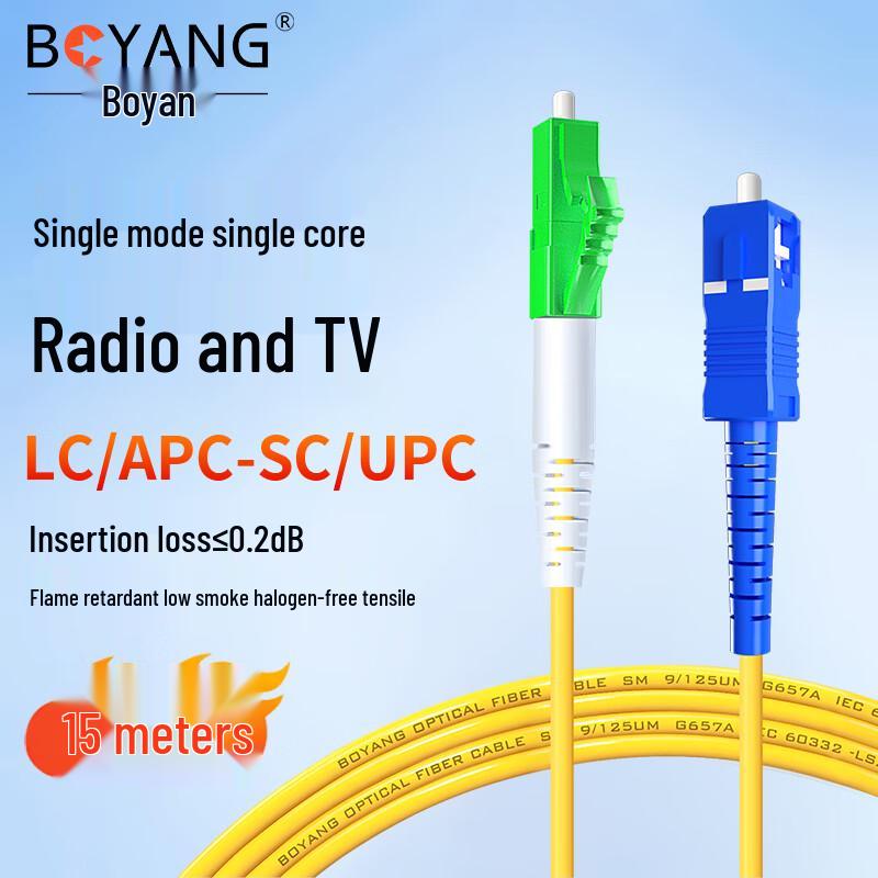 BOYANG Single Mode Fiber Optic Patch Cord