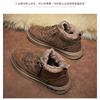 Leather Men's Boots 2023 Winter Platform Warm Fur Ankle Short Lace Up Fashion Novelty Concise Casual Work Shoes Botas 2023