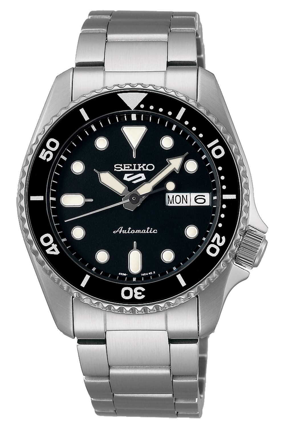 

Seiko SEIKO watch automatic winding manual overseas model SKX boy size black SRPK29K1 (with winding) men s [item]