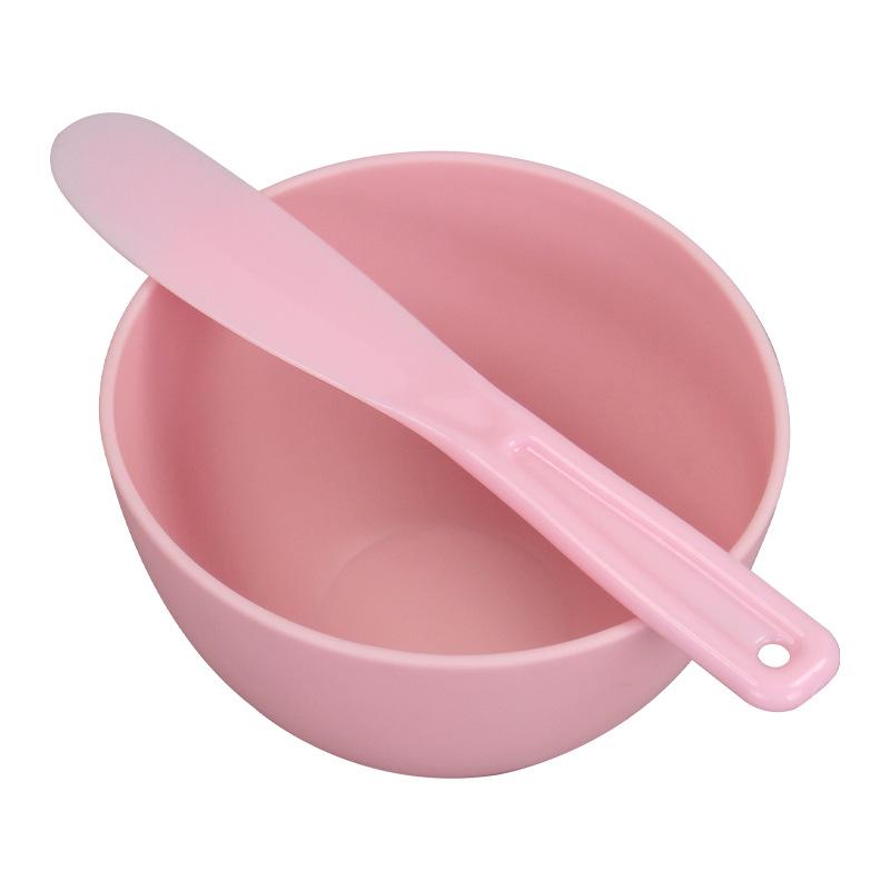Silicone Beauty Salon Mask Bowl Set with Mixing Stick - DIY Tool for Mask Preparation