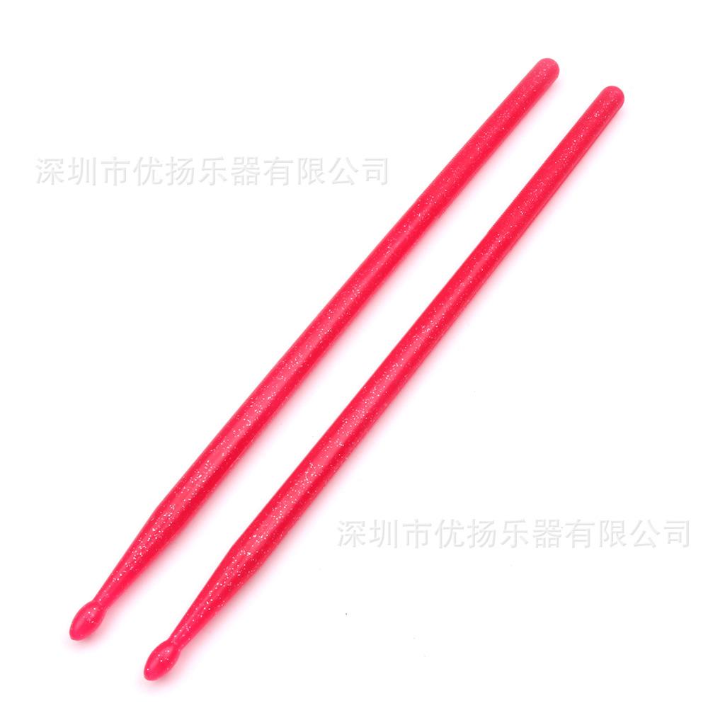 Nylon Drumstock Farbiger Kunststoff-Drumstock Schlagzeug-Set Langlebiger Drumstock Mehrfarbiges Drumstock-Set 5A
