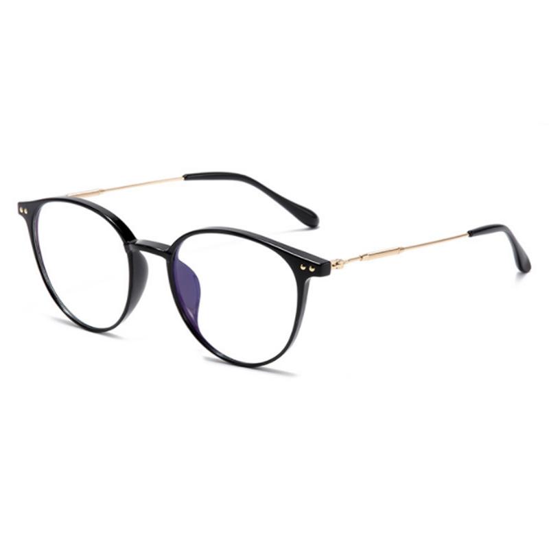 Round Rivet Frame Prescription Spectacles Myopia -0.5 To -6.0  Super Light Hyperopia +0.5 To +6.0