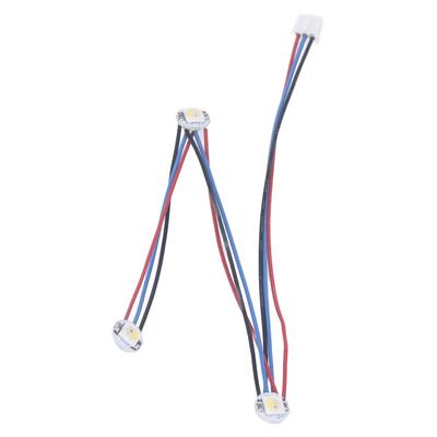 RGBW Mini Button PCB LED Welded with PTFE Cable Extruder Hot End Light Bar for Voron 2.4