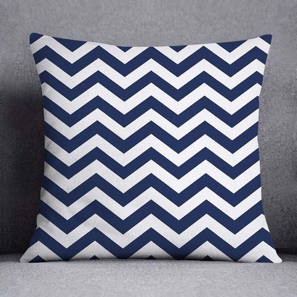 Gufu Geometrischer Kissenbezug Sofa Wohnzimmer Kissenbezug Büro Lendenkissen Nachttisch Quadratischer Kissenbezug Abnehmbar und Waschbar