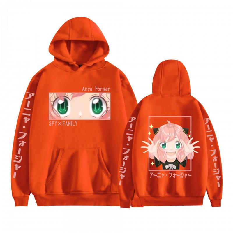 Spy X Family Anime Hoodie Teens Loose Fit Long Sleeve Fall Season