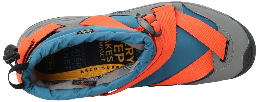 Stiefel HOODZERRA WP Hoodzera Wasserdicht BLAU cm [Keen] Herren KORALLE/ORANGE 28.0