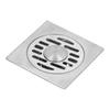 Stainless Steel Floor Drain Self Sealing Washing Machine Floor Strainer for Kitchen BathroomHigh Gloss Dual Use
