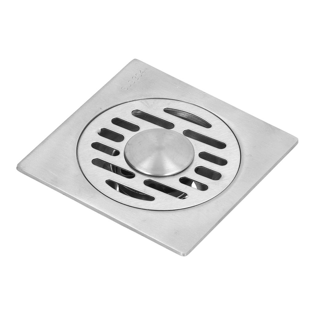 Stainless Steel Floor Drain Self Sealing Washing Machine Floor Strainer for Kitchen BathroomHigh Gloss Dual Use