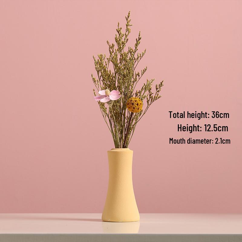 Morandi Style Small Vase: Coffee Table, Living Room, Dried Flower Arrangement, Homestay & Home Decoration