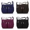 Borsa a tracolla da donna in nylon Oxford con scomparti multipli per uso quotidiano casual
