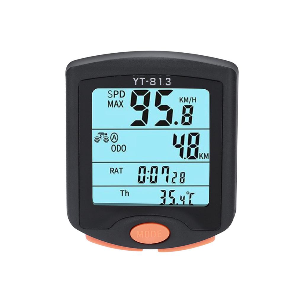 Ciclismo al Aire Libre Impermeable Odómetro de Bicicleta Multifunción Ordenador de Bicicleta Ciclismo (Inalámbrico)