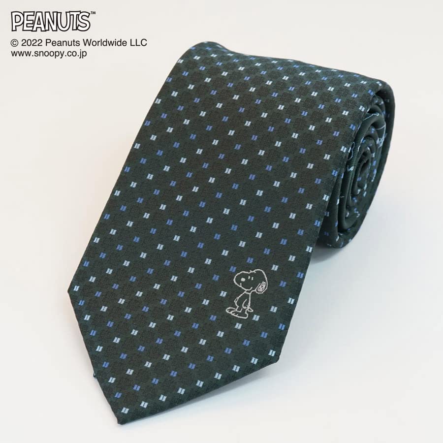 [Peanuts] Snoopy Krawatte PNDW0456 Grün SNOOPY Business Marke Krawatte Geschenk
