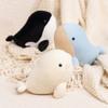 Cartoon Blue Whale Moby-Dick Killer Whale Plush Toys Soft Stuffed Sea Animals Pillow Lovely Fish Dolphin Doll Birthday Gift