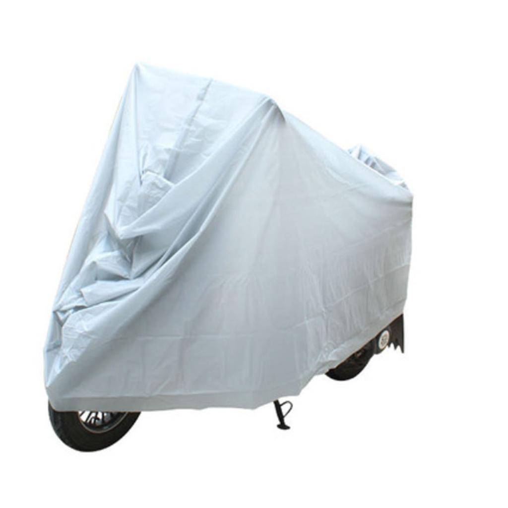 Motorcycle Rain Cover PEVA Rainproof Protective Anti Shock Solid Color Motorbike Cover for Outdoor M 120 X 210cm   47.2