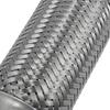 X AUTOHAUX Flexible Bellows Muffler Flexible Pipe Exhaust Flexible Pipe Tube Stainless Steel Pipe Car Exhaust Manifold Tube Universal Flexible with