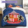 Sunderland AFC  Pattern Bedding Quilt Set  Home Decoration  Gift (1 * Duvet Cover + 2 * Pillowcase  Without Core)