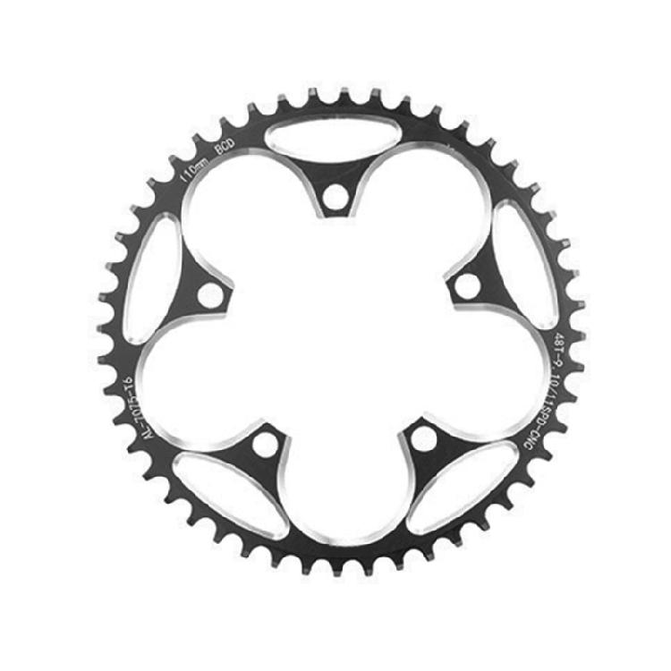 Aluminiumlegierung Mountainbike Kettenblatt Direktmontage 110/130BCD Narrow Wide Bike Kettenblatt 5 Schrauben Rundes Kettenblatt