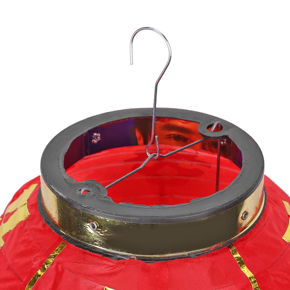 8 Zoll Chinesische Stofflaterne mit Quaste Wasserdicht Pub Haus Restaurant Deko