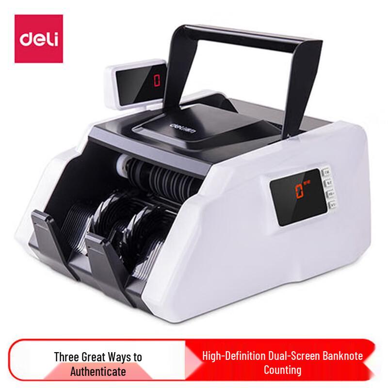 Deli 3903S Dual-Screen Voice Banknote Detector