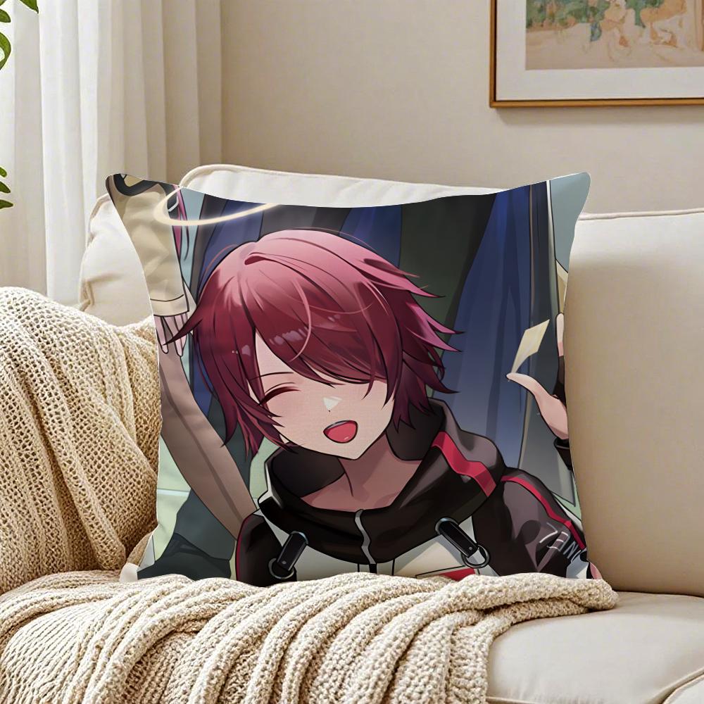 Trending Arknights Exusiai 2D Game Cushion Cover Pillowcase Antidustmite living Room Sofa Decor Cushion Room