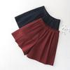 Saidi Pure Cotton Women's High Waist Loose Pleated Summer Casual Shorts