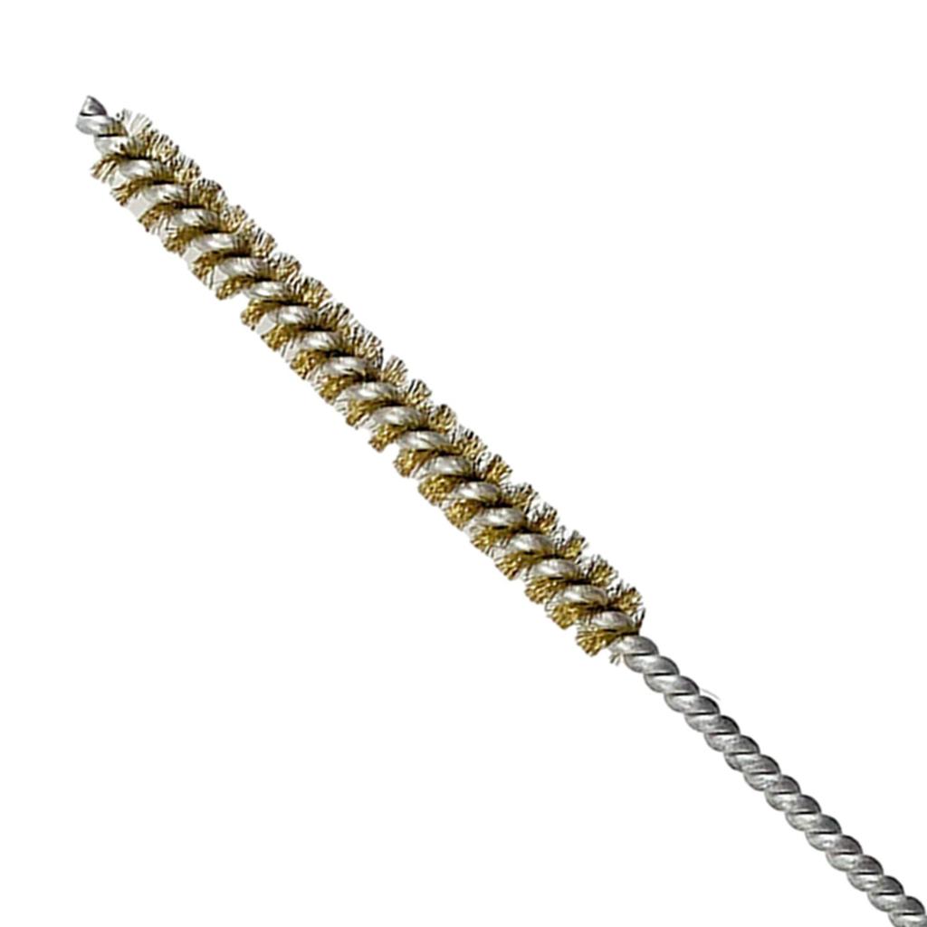 Rørrensebørste med kobberbørster Multifunksjonell metalltrådbørste Fleksibel avløpsbørste for vaskavløp Slitesterkt tilbehør