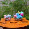 1:12 Dollhouse Miniature Bowl Glass Fruit Bowl Salad Bowl Soup Plate Candy Bowl Kitchen Model Decor Toy