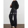 FAESSLIN Women's Tall Fleece-Lined Wool Blend Sweatpants