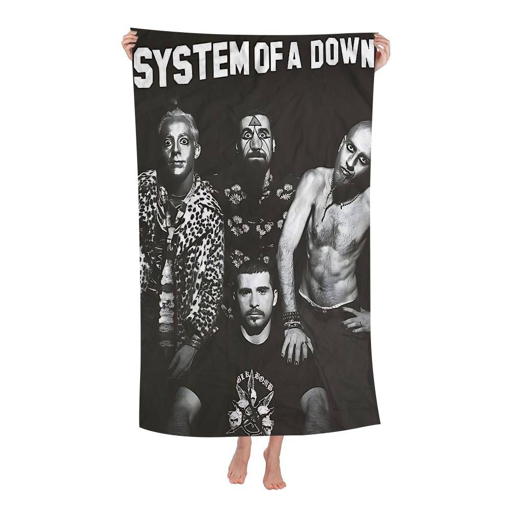 Band S-Systems of A Down Microfiber Beach Towel Absorbent Quick dry Soft Yoga Swimming Resort Mountain Climbing Towel