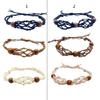 Crystal Holder Bracelet Adjustable Rope Bracelet Cord Handmade Woven Netted Cage