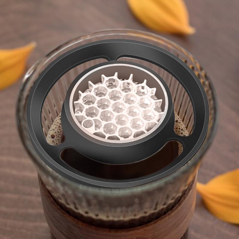 Pomocník pro kapání pro kávu Pour Over Kávovar Pourover Drip Příslušenství Kónický filtr pro rovnoměrné vaření Příslušenství s přesnou strukturou