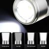 2PCS Mini Flashlight USB-C Rechargeable LED Multi-function Waterproof Keychain Flashlight Portable Waterproof Magnetic Warning Camping Torch Light