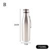 650-1000Ml Portable Outdoor Water Bottle Stainless Single Wall Insulated Cup