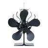5-Blade Heat Powered Stove Fan for Wood Log Burner Fireplace Quiet Environmental Fan Heater Tool Efficient Heat Distribution