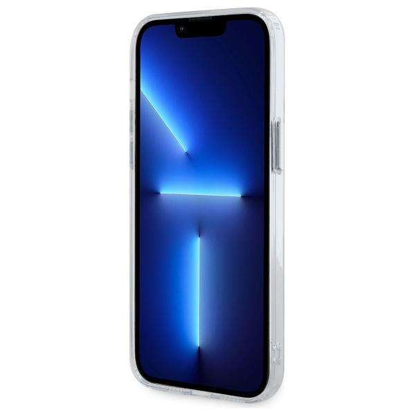 Karl Lagerfeld Klhmp14Xhlschh Iphone 14  Pro Max 6.7 Biały/White Hardcase Iml Metal Choupette Head Magsafe