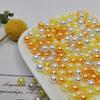 150Pcs Floating  Beads No Hole Floating Highlight Eye-catching Round Beads Vase Filler Faux Pearl Home Supply