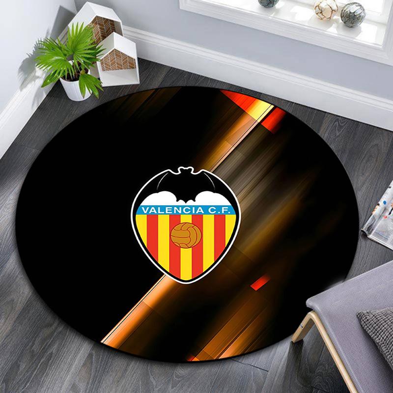 Valencia CF Round Area Rug,Carpet Rug for Living Room Bedroom Sofa Playroom Decor,Non-slip Floor Mat