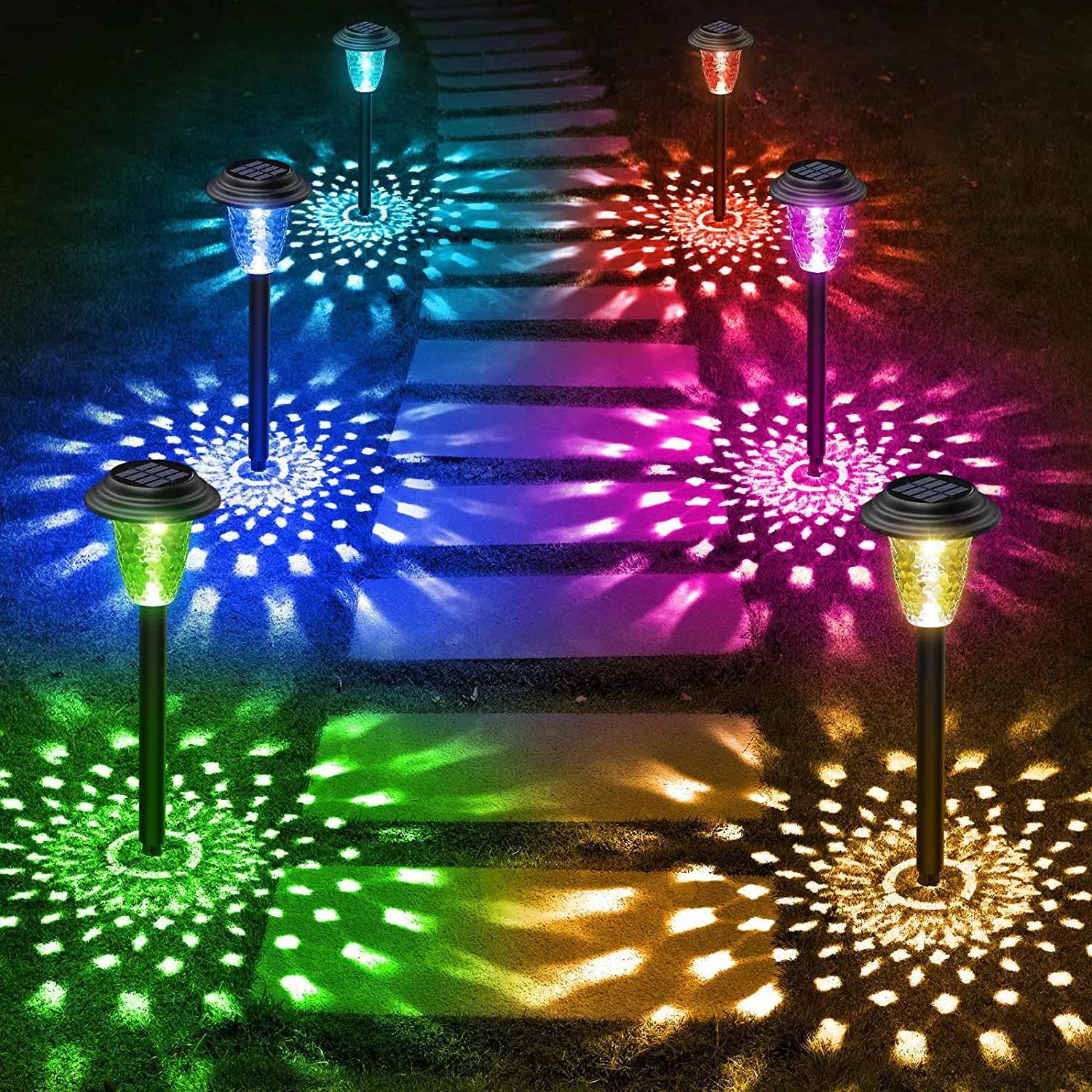 

Light Up Your Walkway in Style. Bright Solar Pathway Lamps with 16+ Colors - Waterproof & Auto On/Off.
