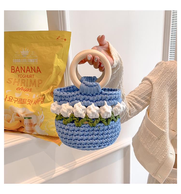 Tulip Hand-Woven Crossbody Bag DIY Kit - Perfect Gift for Your Bestie or Girlfriend