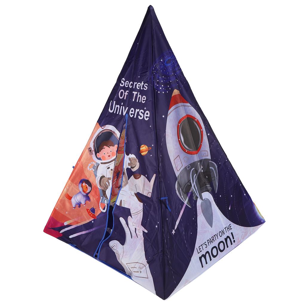 Space World Kids Play Tent Foldable Indoor Outdoor Tent Playhouse Cosmic Exploration Kids Tent